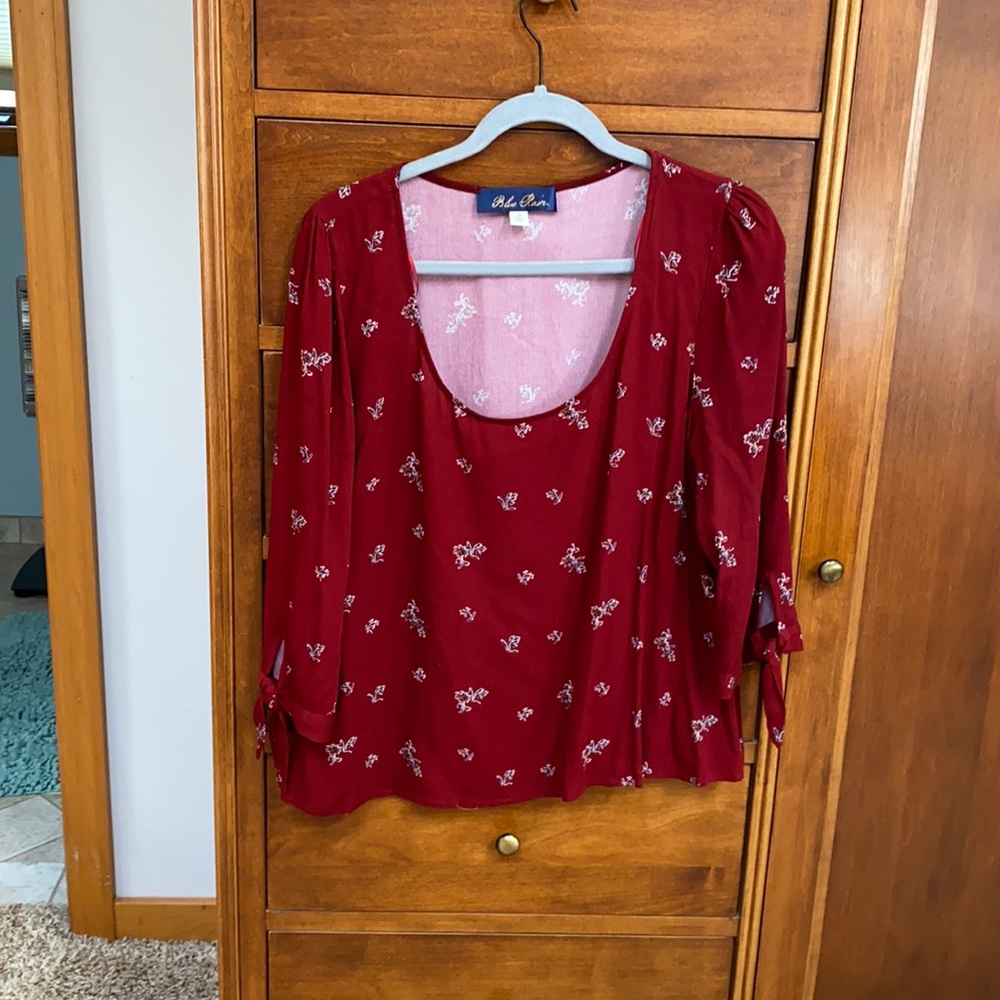 Blue Rain blouse